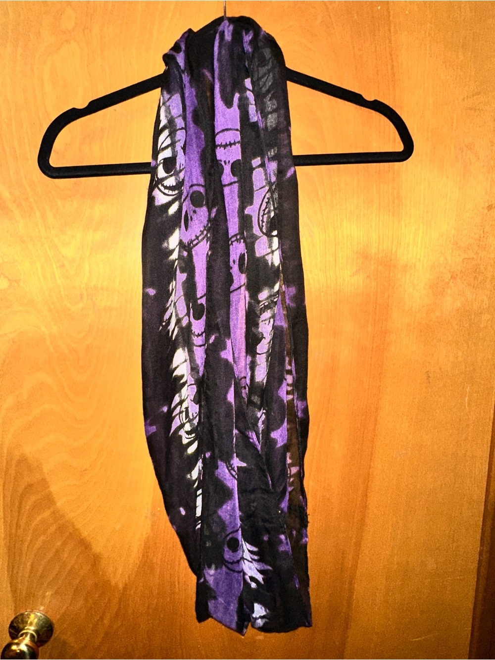 official Disney Parks Jack Skellington infinity scarf